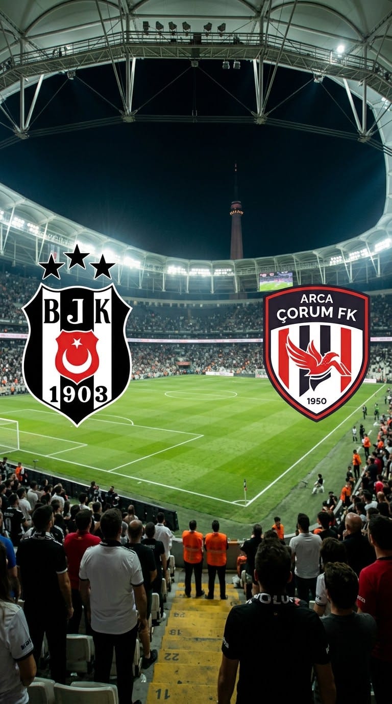 Beşiktaş, Süper Lig’in 3’üncü haftasında konuk ettiği Arca Çorum FK’yı