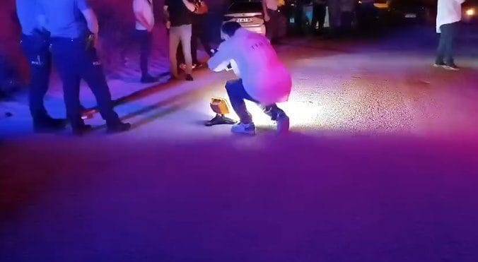 Çorum'da yolda hareketsiz yatan 46 yaşındaki Ümit Yılmaz'ın tabancayla başından