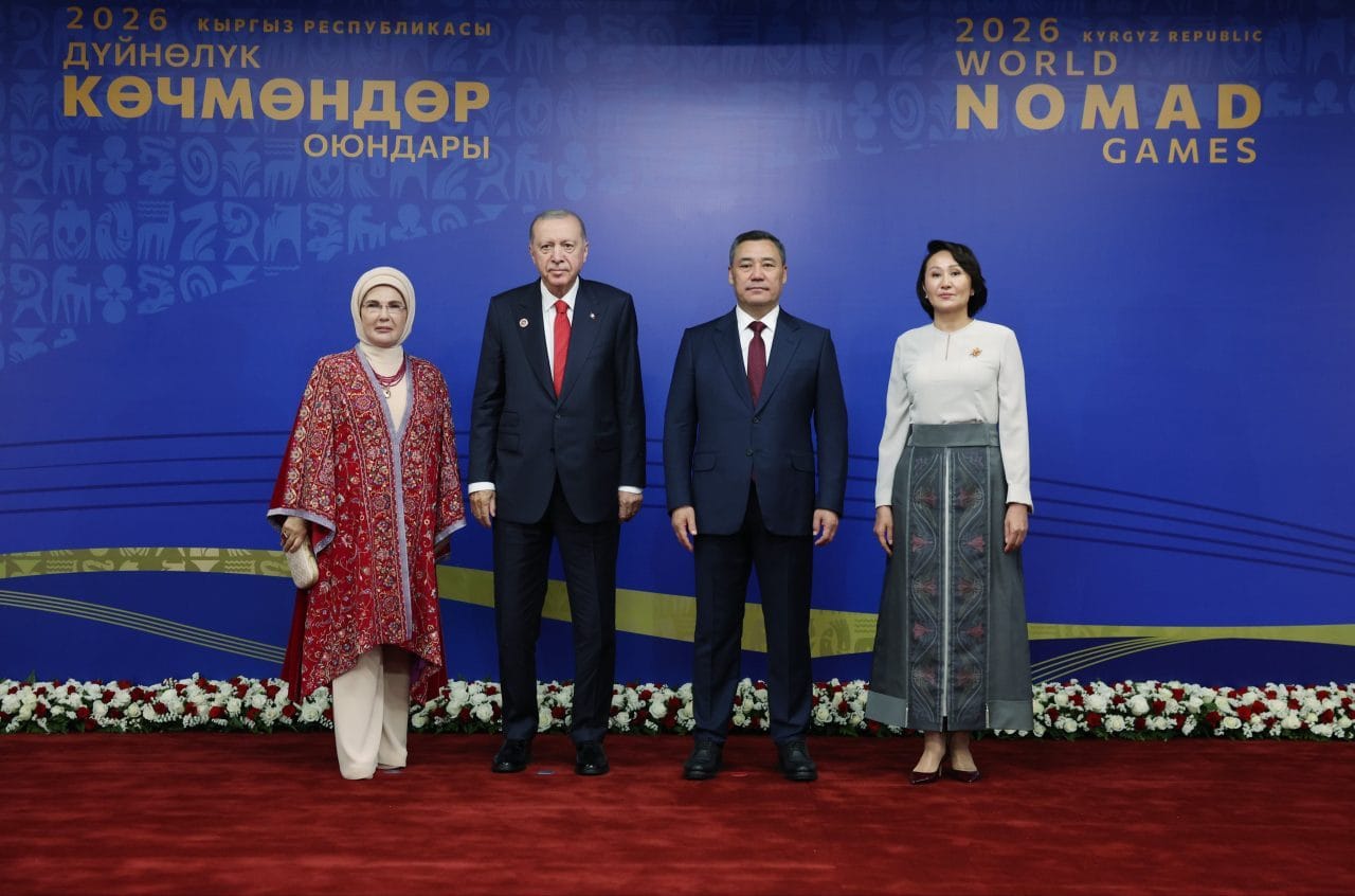 Cumhurbaşkanı Recep Tayyip Erdoğan, Kırgızistan'ın Bişkek şehrinde düzenlenen Dünya Göçebe