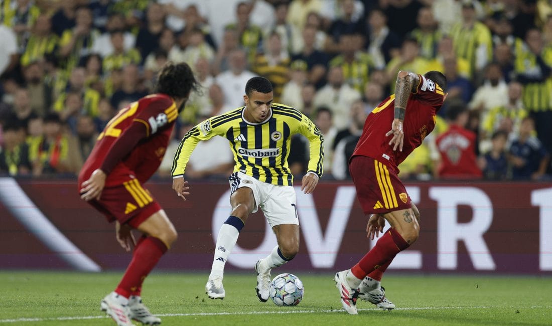 Fenerbahçe Evinde Roma ile 1-1 Berabere Kaldı Fenerbahçe, ikinci yarısında Greenwood, Kerem Aktürkoğlu ve Oğuz Aydın ile