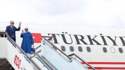 Cumhurbaşkanı Erdoğan, BM 81. Genel Kurulu için Atatürk Havalimanı'ndan kalkan