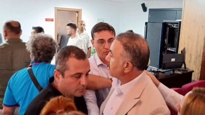 Edirne Belediye Meclisi toplantısı sonrasında AK Partili meclis üyesi Celal