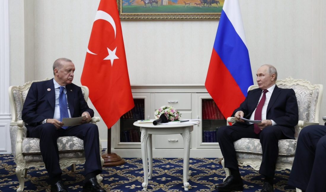 Erdoğan ve Putin Bişkek’te Bir Araya Geldi Cumhurbaşkanı Recep Tayyip Erdoğan, Şanghay İşbirliği Örgütü Zirvesi nedeniyle gittiği
