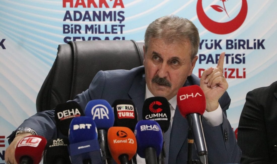 Mustafa Destici’den Muhsin Yazıcıoğlu ve Fon Açıklaması BBP Lideri Mustafa Destici'den Denizli'de gündemi sarsacak açıklamalar: "Yazıcıoğlu olayında