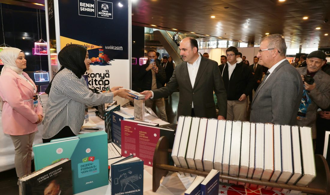 13. Konya Kitap Günleri Kapılarını Açtı Konya Büyükşehir Belediyesinin düzenlediği 13. Konya Kitap Günleri, 116 yayınevi