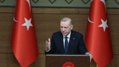 Cumhurbaşkanı Recep Tayyip Erdoğan, Muhtarlar Günü Buluşması'nda Türkiye'nin çevresindeki çatışmalardan