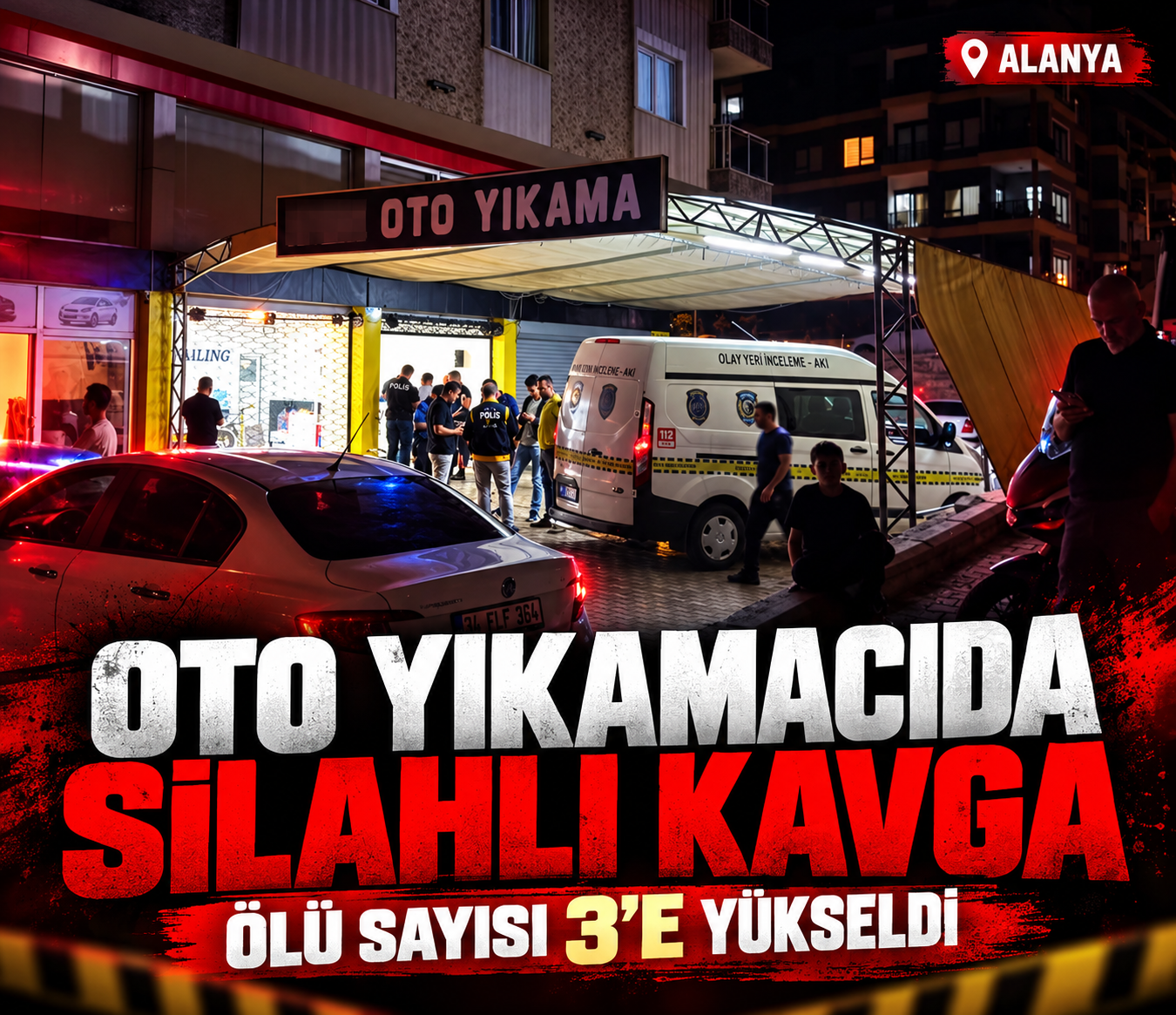 Alanya'da borç anlaşmazlığı nedeniyle çıktığı öne sürülen silahlı kavgada ağır