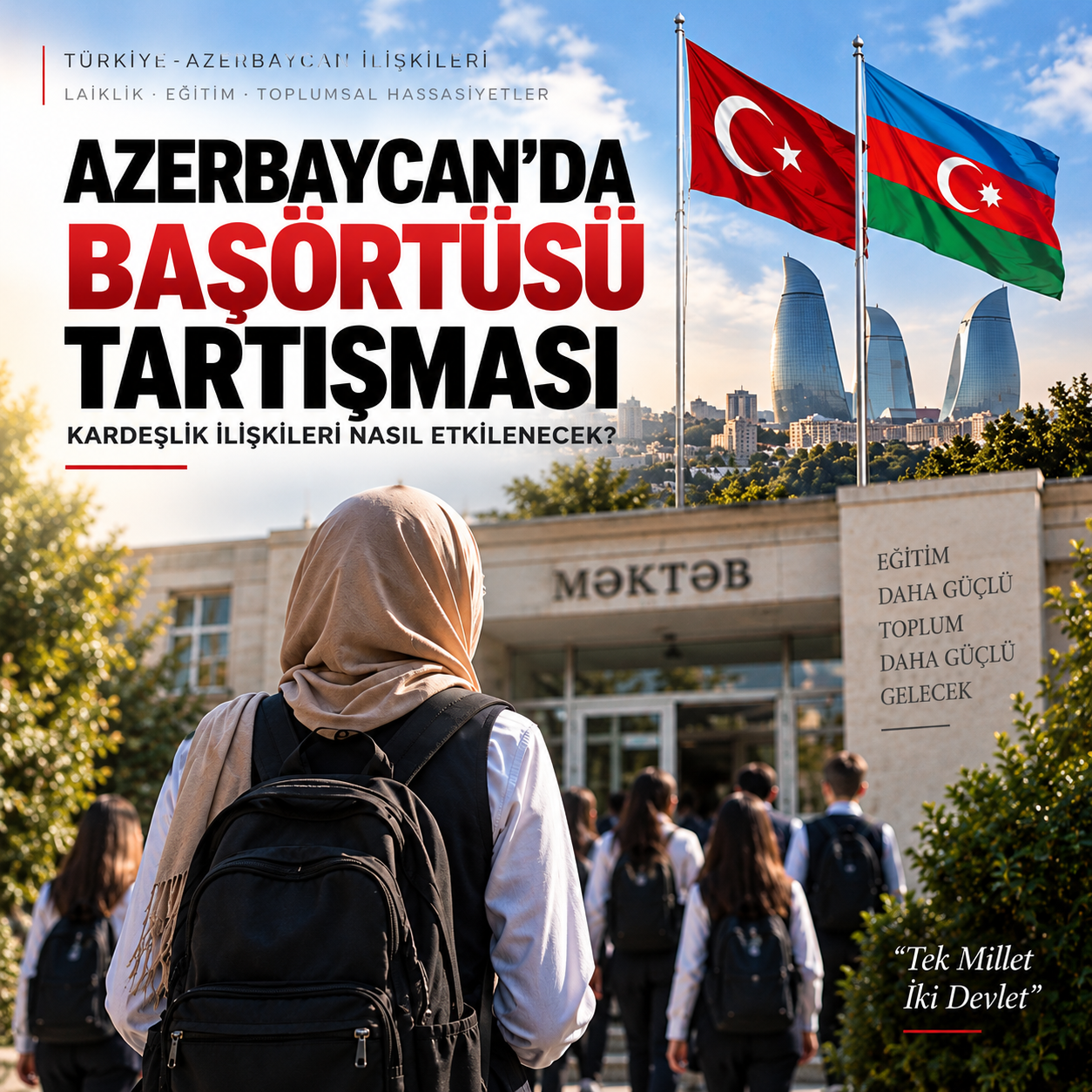 Azerbaycan'da okullara yönelik kıyafet düzenlemesi ve başörtülü öğrencilerle ilgili tartışmalar,