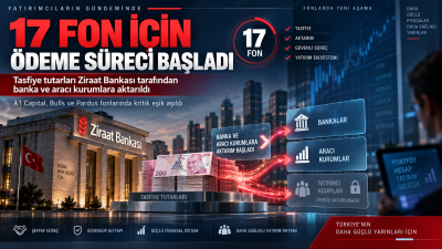 17 yatırım fonunda tasfiye ödemeleri başladı; Ziraat Bankası tarafından banka