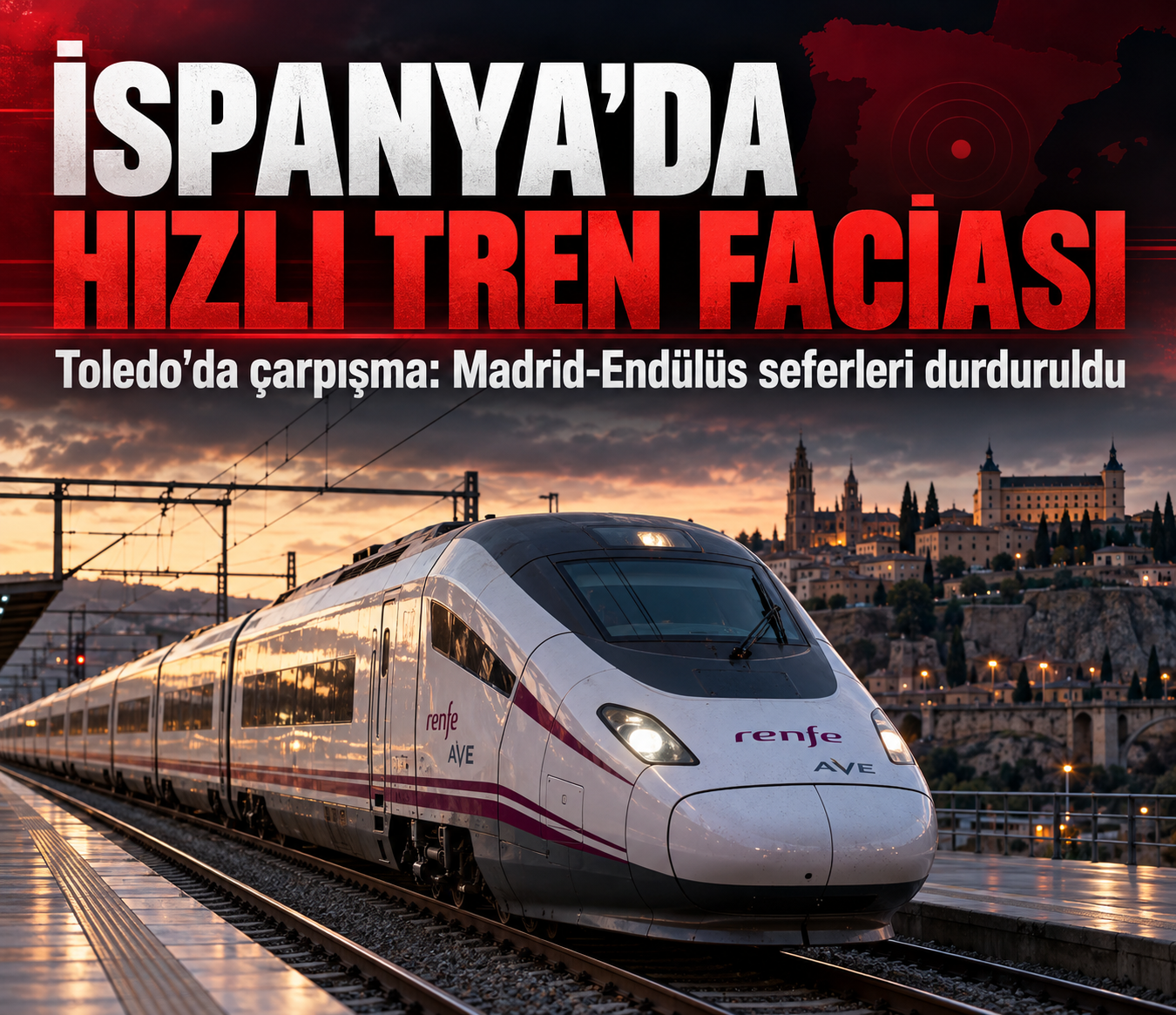 İspanya’da Tren Kazası: Çok Sayıda Ölü ve Yaralı Var!