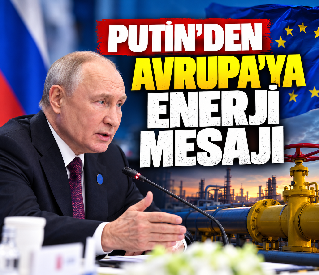 Putin’den Avrupa’ya Rus gazı mesajı: “Kendi sanayisine zarar veriyor”