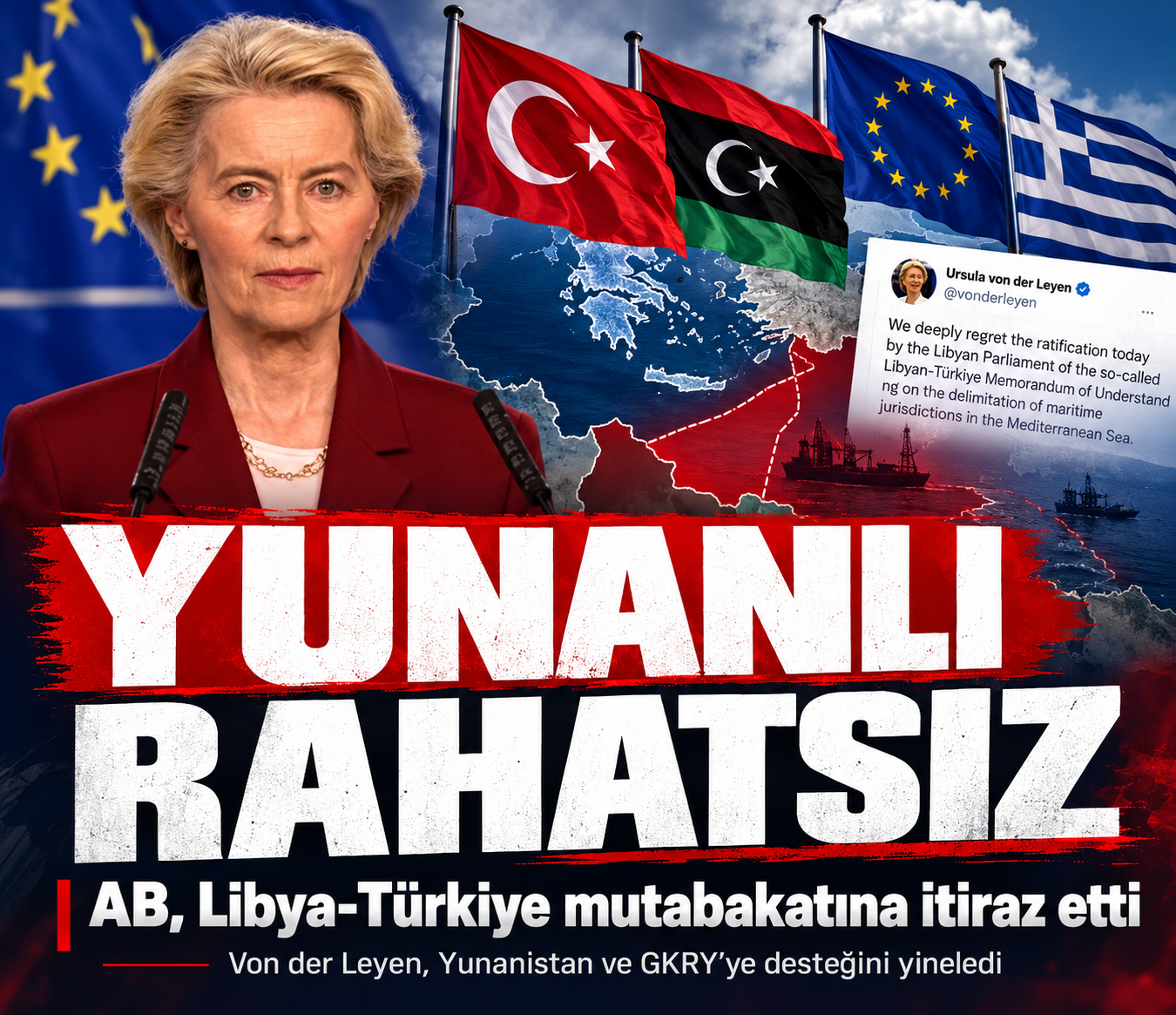 Libya Parlamentosunun Türkiye ile 2019 tarihli deniz yetki alanları anlaşmasını