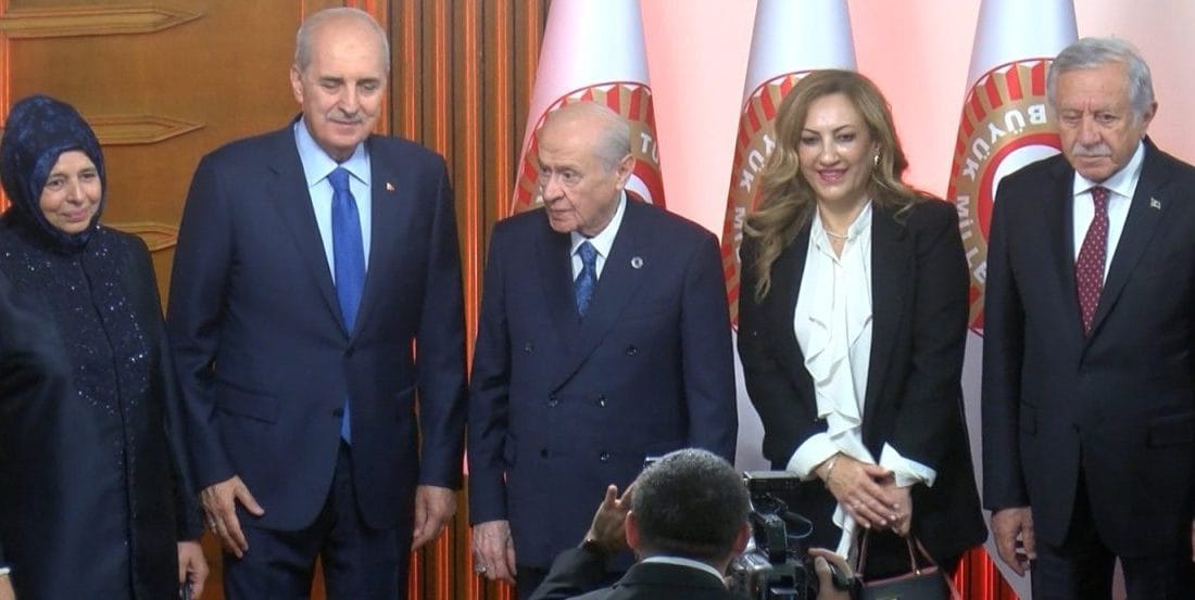 TBMM’nin yeni yasama yılı resepsiyonunda Bahçeli’nin Yeni Parti ve erken
