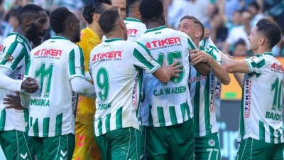 Konyaspor, Awaziem’in iki gol attığı ve Bahadır’ın penaltı kurtardığı karşılaşmada
