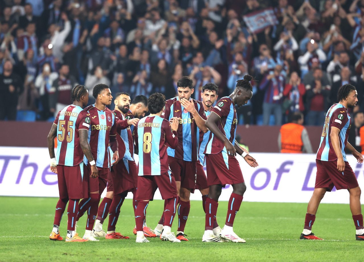 Trabzonspor, UEFA Konferans Ligi'nin ikinci haftasında Hearts'ı 2-0 mağlup ederek