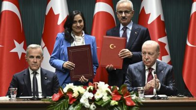 Cumhurbaşkanı Erdoğan ile Kanada Başbakanı Mark Carney'nin Ankara'daki görüşmelerinin ardından